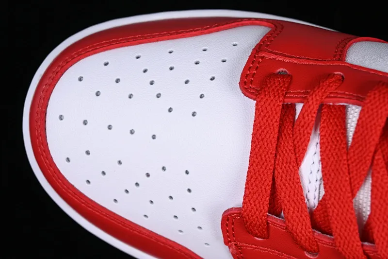All Categories Nk SB Dunk Series Nk SB Dunk Low Low-top Sneakers Nk Dunk Low SB "University Red" White and Red Dunk Series First Layer Low-top Casual Sports Skateboard Shoes CU1727-100
